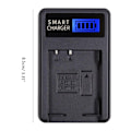 Miniatyrbillede 5 af 10: NPBD1 Kamera Batteri LCD USB-oplader til Cyber-shot DSCP100, DSCP120, DSCP150, DSCP200 Kameraer Bærbar og praktisk