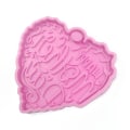 Miniatyrbillede 5 af 5: DIY Shiny Happy Happy Mors Dag Bogstaver Nøglering Uv Epoxy Resin Form