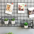 Miniatyrbild 3 av 5: 3 st Trådkorgen, Väggpanel Hängande Trådkorgen, Väggförvaring och Displaykorg för Skåp