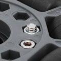 Pikkukuva 4 / 8: 100mm Kestävät Nylon-Kumi Laakerirullat Omni-Pyörät Robottikilpa-Autojen Pyörille 14041