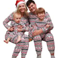 Jouluiset perhepyjamat hirvikuvioilla lapsille Lapsi{wh} Child 10T