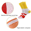 Miniatyrbild 3 av 5: 5 par Sushi-strumpor Mid Calf-strumpor Bomullsstrumpor Julstrumpor - Par Casual Strumpor Julgåva Presentask - CHUN
