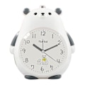 Miniatyrbild 1 av 2: Barnalarmklocka, Hög Musik Snooze Tyst Batteridriven Alarmklocka med Nattlampa för Sovrum, Flickor & Pojkar Födelsedagspresent grey