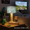 Pikkukuva 9 / 9: Elementtirakennuspalikkalamppu | Type-C ladattava LED-yövalo**Komento Block Command Block