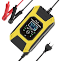 Miniatyrbillede 1 af 5: 6A/12V Smart Batterilader Bærbar Hurtig Motorcykel Lader wit
