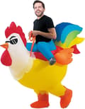 Oppustelig Hane Kostume til Voksne - Oppustelig Kylling Kostume til Halloween, Påskegave