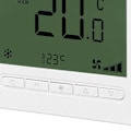 Miniatyrbild 4 av 5: Smart fläktkonvektor termostat ABS LCD-skärm Anti-interferens intelligent termostat för hem 220V