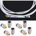 Miniatyrbild 5 av 5: Ptfe-rör Pc4 M6 snabbkoppling 2*Ptfe-rör 4*Pc4M6 snabbkoppling 4*Pc4M10 rak pneumatisk koppling tryck