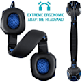 Miniatyrbilde 5 av 5: Dland Gaming Headset med mikrofon og LED-lys
