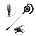 Pikkukuva 2 / 8: H1000-RJ9 Crystal Head Noise Canceling Call Center Headset Mukava Puhelin Kuulokkeet
