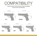 Pikkukuva 2 / 3: Universaali taktinen kotelo oikeakätisille Molle-pistoolikotelo Combat Airsoft Belt Holster Multicam oikeakätisille (musta)