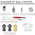 Miniatyrbillede 3 af 7: 3D Print Hotend Anycubics I3 Mega Hotend 12V