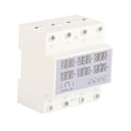 Miniatyrbilde 5 av 5: Fase DIN-skinne voltmeter ammeter automatisk overspenning overstrømsbeskyttelse AC 390‑500V 63A
