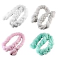 Miniatyrbild 4 av 5: Baby Soft Knot Cushion Flätad Spjälsäng Stötfångare Dekorativ - Perfekt Flerfärgad Multicolored 2M