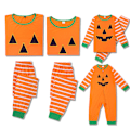 Miniatyrbillede 8 af 9: Halloween Langærmet Græskar Print Familie Matchende Pyjamas Sæt KIDS 14-16Y