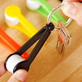 Miniatyrbilde 7 av 7: Bærbar Brille Rengjøringssett 5 stk Mini Mikrofiber Rengjøringsduk Myk Børste Brillerens Brilletørker