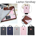 Miniatyrbilde 7 av 10: Laptop-håndveske, kontorveske, SVART Black