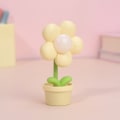 Miniatyrbild 1 av 8: 1 st Kreativ söt blomma bordslampa - Perfekt mini sänglampa för sovrum, barns nattlampa Yellow