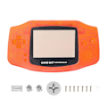 Miniatyrbild 1 av 5: Transparent Komplett Set för Skal Fodral Ram Reparationsdelar Kit för GameBoy Advance f [qb] transparent orange