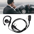 Miniatyrbild 5 av 5: G-formad Walkie Talkie-headset med mikrofon för Kenwood Baofeng