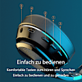 Miniatyrbillede 2 af 5: Aktiv støjreducerende hovedtelefoner, Bluetooth Over-Ear hovedtelefoner med mikrofon, Trådløs og kablet 2-i-1, Hi-Res lyd, Forbindelse af 2 enheder