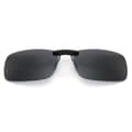 Clip-on solglasögon Svarta 40x59mm svarta