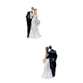 Miniatyrbilde 3 av 4: Bryllup Brudgom Harpiks Ornament Statue Kake Topper Bryllupsdekorasjon Sta style 4