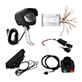Miniatyrbillede 1 af 4: 24V 1000W Motorstyring Fodpedal Forlygte Pære Switch Kit Elcykel Trehjulede Scooter Konverteringssæt
