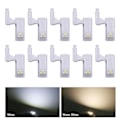 Pikkukuva 1 / 3: 10 kpl LED-anturikahvavaloa keittiön kaappeihin, vaatekaappeihin, lämmin valkoinen - WELLNGS Lämmin valkoinen Warm white 10pcs