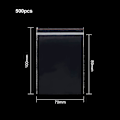 Miniatyrbillede 3 af 5: Lot 500 stk. Plastikposer Lynlås Transparent små lommer 10x7cm Tykkelse: 0,04mm, h