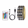 Miniatyrbild 2 av 5: 1-5M USB LED-remsor RGB-färg 5050 skiftande tejp skåp kök belysning 4M Strip light Full Kit