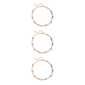 Pikkukuva 3 / 5: 1/2/3/5 helmen kaulakoru helmillä choker säädettävä ketju boho tyyppi 2 Type 2 3PCS