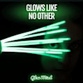 Pikkukuva 3 / 4: 100 Ultrakirkasta Glow Stick -ranneketta ja -kaulakorua - Paketti 8\" Glowstick-juhlaherkkuja