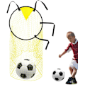 Miniatyrbillede 6 af 6: Fodboldnet - Fodbold Top Bins Fodboldmål Mål Fodbold Trt | Thrng Tet til Sparkpræcisionstræning Gal Målnet til Skydepræcision pc