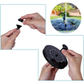 Miniatyrbillede 5 af 5: Solcelledrevet springvand, havedam springvand pumpe flydende springvand solcelledrevet