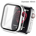 Pikkukuva 1 / 6: Kotelo Apple Watch Series 5/4 / Temperoitu lasi näytönsuojaksi