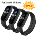 Miniatyrbilde 1 av 5: 3 stk. klokkearmbånd for Mi Band 7 6 5 4 3 Armbånd Xiaomi Mi Band Rem Silikon Sport Erstatningsarmbånd Smartwatch Tilbehør svart 3 STK black 3PCS Mi band 7