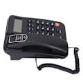 Miniatyrbillede 2 af 8: KXT2026CID Kontortelefon Kontor Hotel Hjem Fastnet Fastnet Support 24 Ringe (Sort)