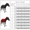 Pikkukuva 3 / 3: Talvikoiran takki Tiukka huppari Whippet punainen ed 5XL