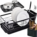 Miniatyrbilde 4 av 5: Oppvaskstativ Svart Metall - 44 x 31 x 14.5 cm Svart