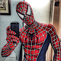 Miniatyrbild 2 av 4: Raimi Spider-Man Barn- och Vuxen Jumpsuit Cosplay Kostym Maskeraddräkt Present Adult L (170-180)