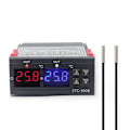 Miniatyrbild 2 av 4: 2x Stc-3008 Dubbel Digital Inkubator Termostat Display Temperaturregulator 12v