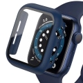 Miniatyrbillede 1 af 6: Hårdt cover til Apple Watch Watch Case 9 8 7 6 5 4 38 40mm tilbehør skærmbeskytter iWatch Series 44mm 45mm 41mm 42mm Midnight blue 8 Midnight blue 8 Series 4654 SE 44MM