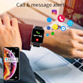Miniatyrbild 4 av 8: Smartklocka, 1,69 tum Full Touchscreen Smartwatch, Fitness Tracker, Vattentät stegräknare