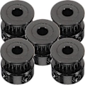Miniatyrbild 3 av 3: 5 st Idler Pulley Timer Hjul 20 Tänder Synkront Hjul för 3d-skrivare Svart 1,5X1,5CM Svart Black 1.5X1.5CM