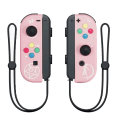 Miniatyrbild 1 av 2: NS-switch vänster och höger handtag joycon handtag switch bluetooth handtag med fjärrväckning och handrem Beautiful Girl Pink Handle