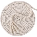 Miniatyrbillede 3 af 5: 6mm Makrame Snor, 50 Meter Tyk Bomulds Makrame Reb (Beige)
