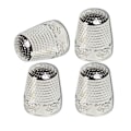 Miniatyrbild 1 av 11: SömnadsTumme Metall Tumme Ringar Justerbara Metall Finger Skydd Ringar Läder Mynt Finger Skydd, Sömnad Finger Skydd 0.05 J