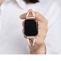 Miniatyrbillede 4 af 5: Metalrem til Apple Watch Ultra 49mm 8 7 6 5 4 SE 3 2 45mm 41mm 44mm 42mm 40mm til rustfrit stål sildebensarmbånd sort - Perfet sort Black For 38mm 40mm 41mm