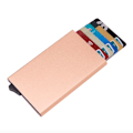 Miniatyrbillede 5 af 9: Pop-up-kortholder - Aluminiumsetui - (RFID-sikker) blue